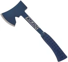 Estwing E6-25A 15" Camper's Axe W/tent Stake Puller, Solid Steel, Nylon Sheath New. Price: $42.99.