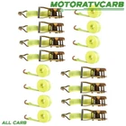 All-carb 8 Pack 2" 15' Ratchet Straps W/j Hook 5000 Lb Heavy Duty Tie Downs New. Price: $57.31.