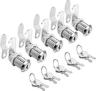 5PCS Locks Keyed Alike 1-1/8 Zinc Alloy Cabinet Drawer Rv Camper Storage New. Price: $32.99.