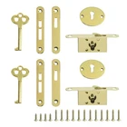 Tulead Mini Box Locks Mortise Wooden Jewelry Gold New. Price: $12.56.
