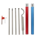 7PCS Carbide Lathe Set 20 Inch Full Size Woodturning Us New. Price: $56.40.