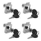 Tovot 4PCS Glass Locks With Same Keys For Showcase Display Silver New. Price: $25.29.