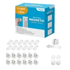 Vmaisi Adhesive Magnetic Cabinet Locks (12 Keys) Standard 12.0 New. Price: $40.86.