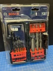 Bosch 12-PIECE BSPE6D High-carbon Steel Spiral Flute Screw Extractor & Drill Set Open. Price: $30.00.