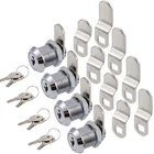Wooch Cabinet Cam Lock, 5/8 Inch Keyed Alike Locks Secure File Drawer Door New. Price: $21.41.