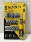 New Stanley 29PC Control-grip Ratcheting Screwdriver Set #54-925 (SH6). Price: $21.95.