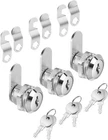Bates- Locks With Keys, 5/8" Long, 3 Pack, Cam For Cabinets Keyed New. Price: $14.57.