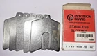 Precision Brand Shims 5PACK 3"X3" .100 Gauge 3/4" Slot 42360 New. Price: $18.00.
