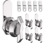 Welluck 5/8 Inch Thumb Operated Offset Cam Lock - Keyless 5PC Chrome New. Price: $28.64.