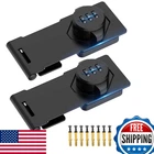 Mebantoo Cabinet Password Hasp Locks - 2 Pack Black Combination Door Security New. Price: $71.65.