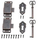 Antique Cabinet Locks With Key - 2PCS Vintage For Drawers, Door... New. Price: $11.77.