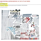 Wright 107 556-PIECE Mega Fractional And Metric Master Set-tools Only New. Price: $10610.86.
