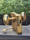Ilco Brass Ship Rim Lock With Oval Knob And Key. Price: $139.95.