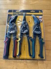Olympia Tools Set Of 3 Aviation Snip Left Right Straight #80-815-116 New. Price: $8.49.