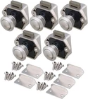 Rdexp Push Button Keyless Locks Latch Knob Cupboard 2CM/0.79IN Mounting Hole For New. Price: $27.87.