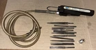 Nitto Kohki SH-100A Super Hand Air Filer 3700 Spm, 9 Mm Stroke, 6.3 Shank Used. Price: $159.00.
