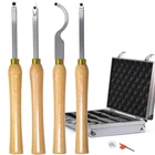 Mini Carbide Tipped Wood Lathe Turning Tools Set With Handles & Inserts New. Price: $112.80.