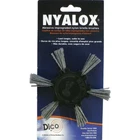 Dico 541-776-4 Flap Wheel Brush, In Dia, 1/4 Arbor/shank, Nylon Bristle New. Price: $19.60.