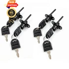 Tbwhl 4 Pcs - Zinc Alloy Drawer Lock With Keys, Desk 16MM Same Key, Black New. Price: $18.98.