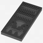 Wera 137352 Foam Insert Kraftform Kompakt Ratcheting Drivers Set 1, Empty New. Price: $61.48.