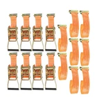 Lablt 8 Pack E-track Ratchet Straps 2" 15' 4400LB Tie Down Polyester Heavy Duty New. Price: $45.72.