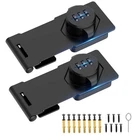 Household Cabinet Password Hasp Locks, 2 Pack Black. Price: $56.99.