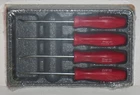 Snap-on Set ASA204BR *red Handles* New & Sealed! *hard Picks*. Price: $89.95.