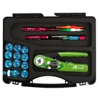 Jrready ST2161-1 Aviation Tool Kit NEW-AS2G Miniature Crimper M22520/2-.... Price: $470.69.