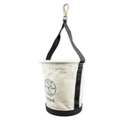 Klein Tools 5113S Tapered-wall Bucket With Swivel Snap Hook, Canvas New. Price: $69.72.