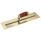 Kraft Elite Series 14" X 5" Golden Stainless Steel Trowel With Leather Handle New. Price: $78.95.