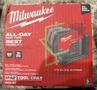 New Milwaukee M12 Laser 3622-20. Tool Only. Price: $290.00.