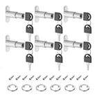 Patikil Push Plunger Lock, 6 Pack 32MM(1-1/4INCH) Cylinder 32MM, Silver New. Price: $32.69.