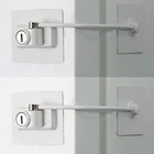 2PACK Premium Refrigerator Door Lock With Builtin Keyed White New. Price: $34.71.