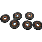 Lot Of 6 New Weiler Industrial Brushes Model S07200 1/2'' Bore. Price: $29.99.