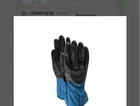 Showa Model CHML-09 Chemical Resist Gloves Blue/black Size 9, Large, 3 Pairs New. Price: $7.00.