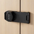 Etekjoy Cabinet Lock Keyless 3-DIGIT Password Combination Code Hasp Latch New. Price: $12.95.