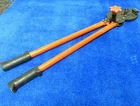 Klein Tools Ratchet Cable Cutter,shear CUT,28", 63700-JAPAN Used. Price: $399.99.