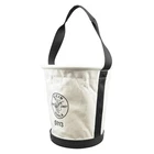 Klein Tools 5113 Bucket Bag,canvas,tapered Wall,offwhite 36K965 New. Price: $68.54.