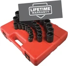 Sunex 2826 1/2-INCH Drive 12-POINT Metric Impact Socket Set, 26-PIECE New. Price: $239.88.