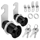 Pertinel Cabinet Cam Keyed Alike Black Finish, 1-1/8'' Locks Wit... New. Price: $13.50.