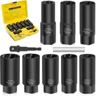 Topec 10PCS Deep Lug Nut Remover Heavy Duty, 1/2" Drive Impact Wheel Lock Rem... New. Price: $55.23.