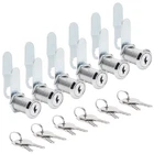 Uenhoy 6 Pack Cam Locks Keyed Alike, 1-1/8" (30MM) Set For Inch, Silver New. Price: $24.64.