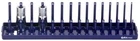 Genius Tools 3/8" Dr. Metric Master Socket Organizer Tray Labeled And Holds S... New. Price: $15.41.