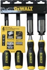 Dewalt Piece Wood Chisel Set DWHT16063 1/4", 1/2", 3/4", 1' -fast SHIP-7639040 New. Price: $29.95.