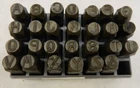C.h. Hanson 27 Piece, 3/8 Character Steel Stamp Set 21151 Used. Price: $159.00.