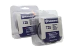 Share Husqvarna T25 Replacement Spool (2 Pack) Tap Advance Trimmer Head/string New. Price: $19.95.