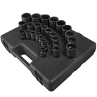 Sunex 2826 Pc 1/2" Dr 12 Pt Metric Socket Set New. Price: $123.99.