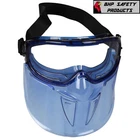 Kleenguard V90 Premium Face Shield W/ Goggle, Blue Frame, Clear Lens, Anti Fog New. Price: $23.50.