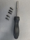 Snap On Dark Titanium Ratcheting Screwdriver SSDMR4B Usa W/ 5 Bits New. Price: $100.00.