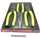Snap On Tools PL347ACF Hv Hi-viz Yellow 3PC Soft Grip Slip Joint Pliers Set Usa New. Price: $209.95.